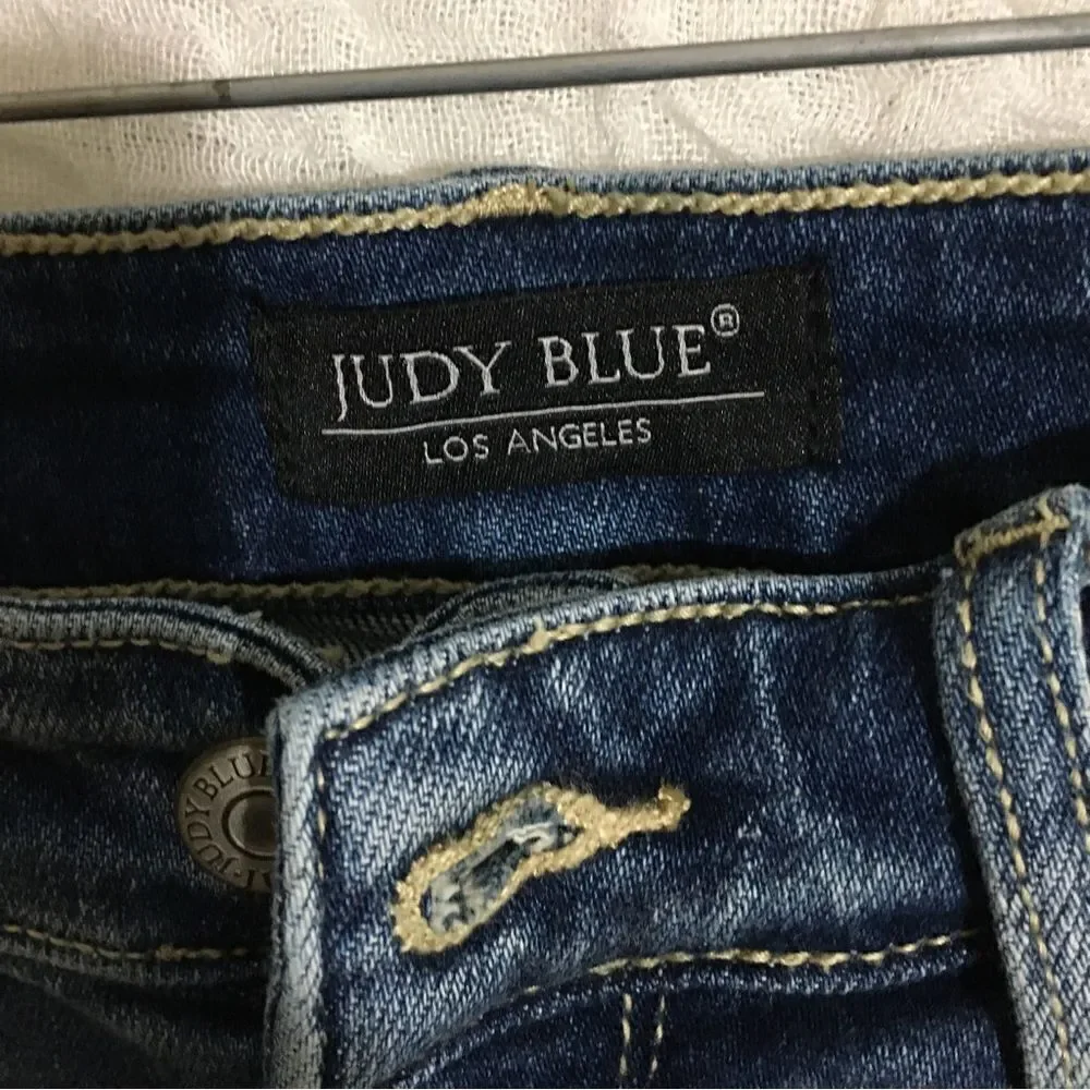 Judy Blue Distressed Straight Fit Jeans Size 9/29